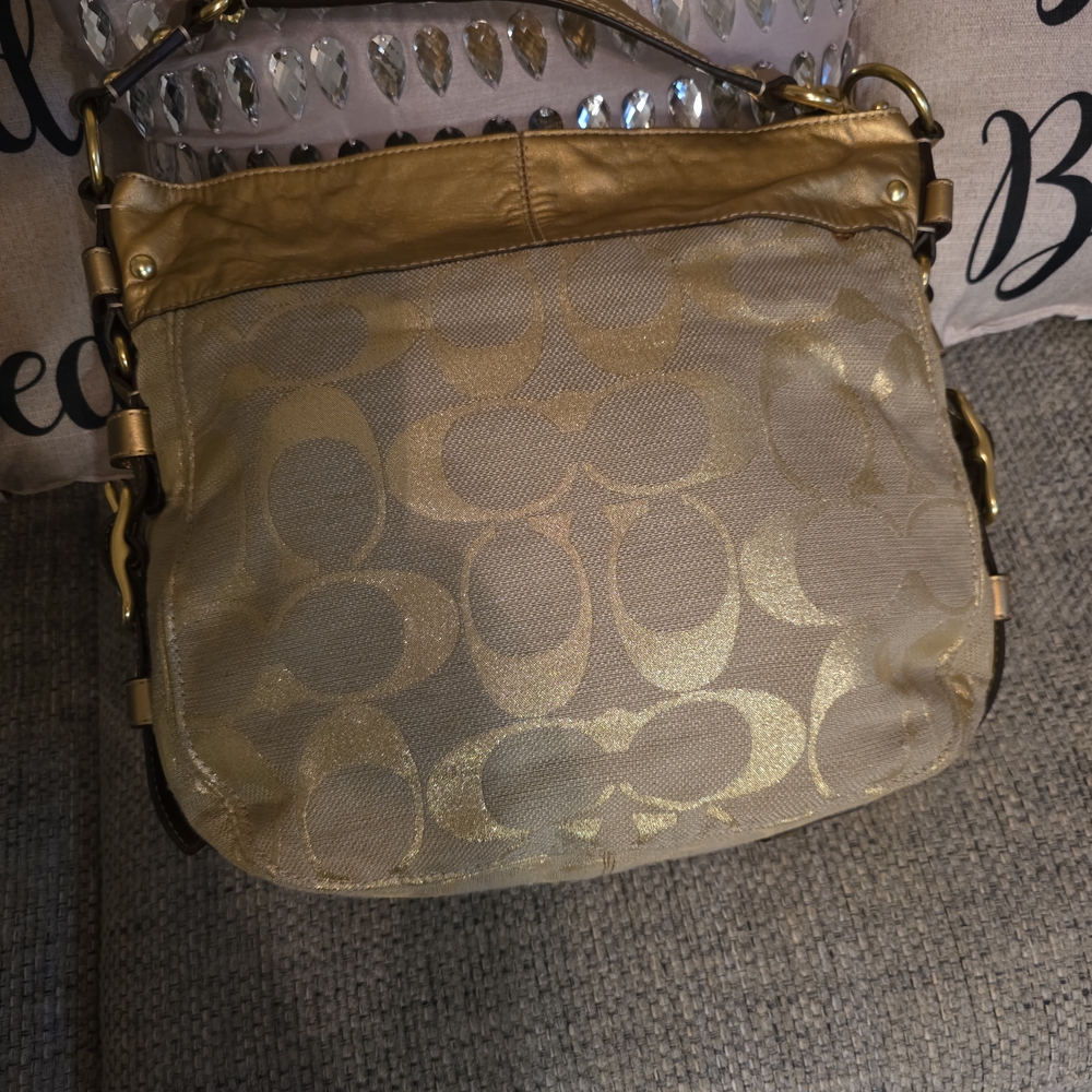 Coach Gold Hobo Bag - Picture 3 of 10